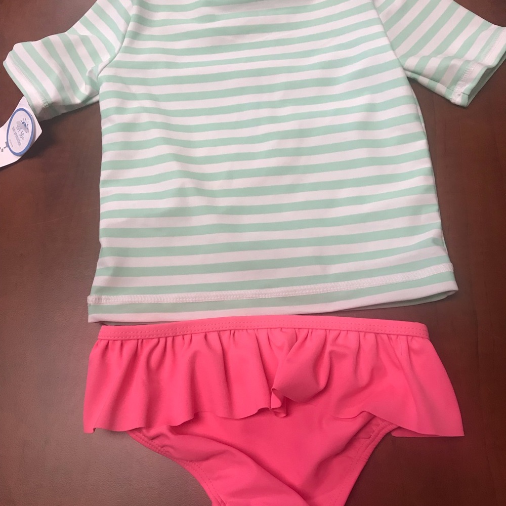 Carters Rash Guard Swimsuit - Picture 3 of 6